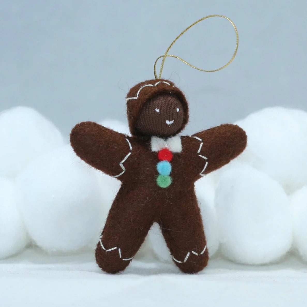 Christmas Gingerbread Man, Dark Brown