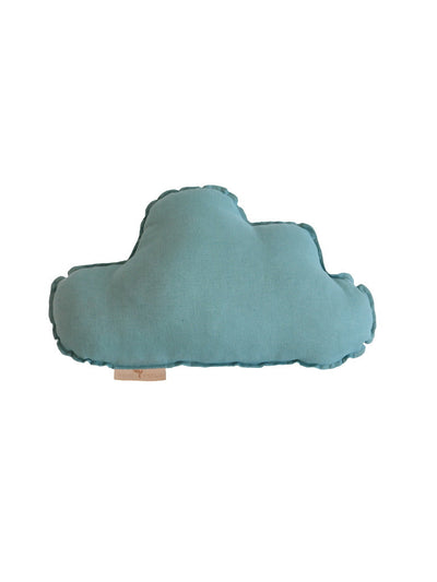 Linen “Eye of the Sea” Cloud Pillow