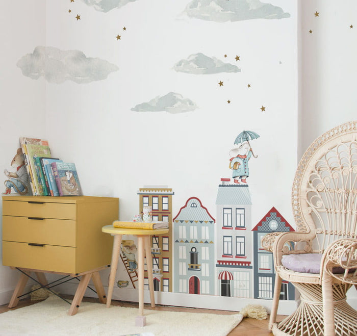 Clouds in the Sky Wall Decal Set