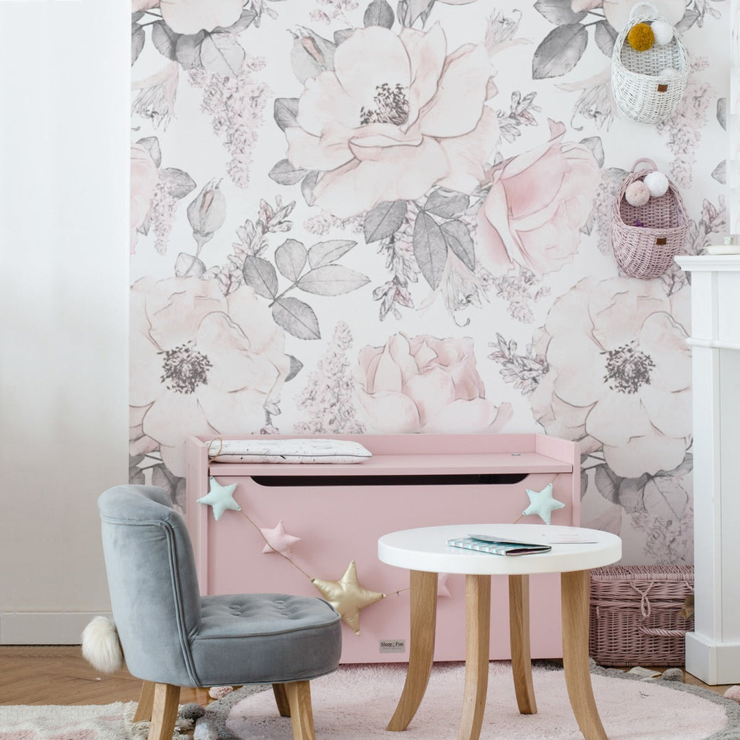 Pink Garden Wallpaper
