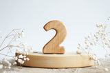 Wooden Number · view 3
