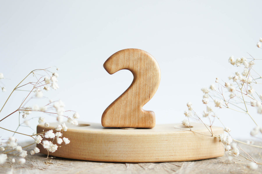 Wooden Number