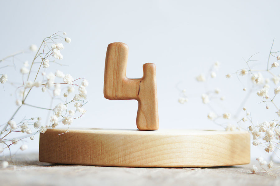 Wooden Number