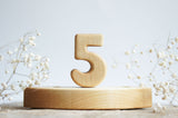 Wooden Number · view 6