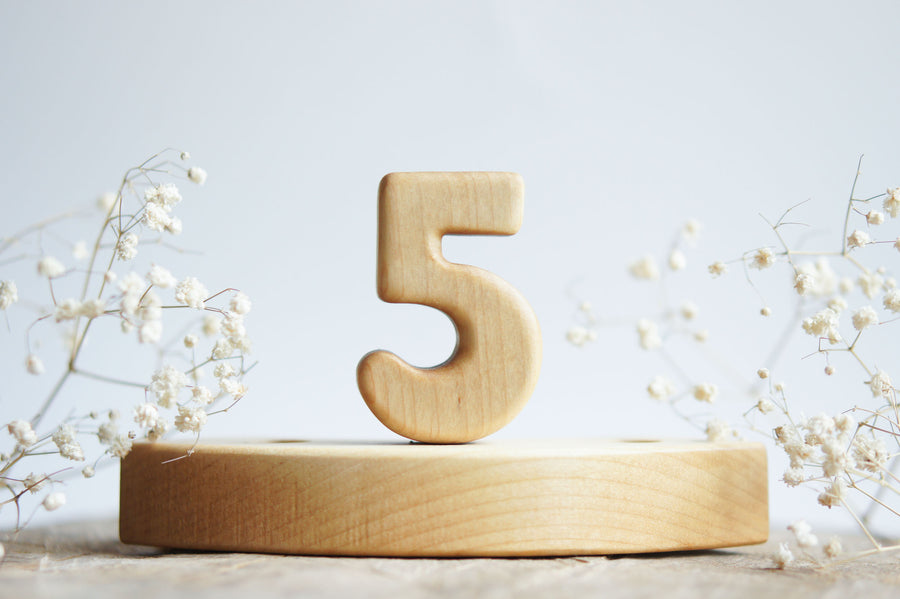 Wooden Number