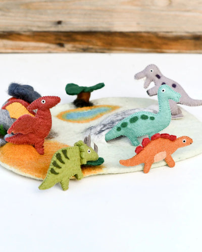 Pre-Order Dinosaur Finger Puppet Set of 5 (Ships in 1 Week)