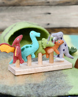 Dinosaur Finger Puppet Set of 5 · view 2