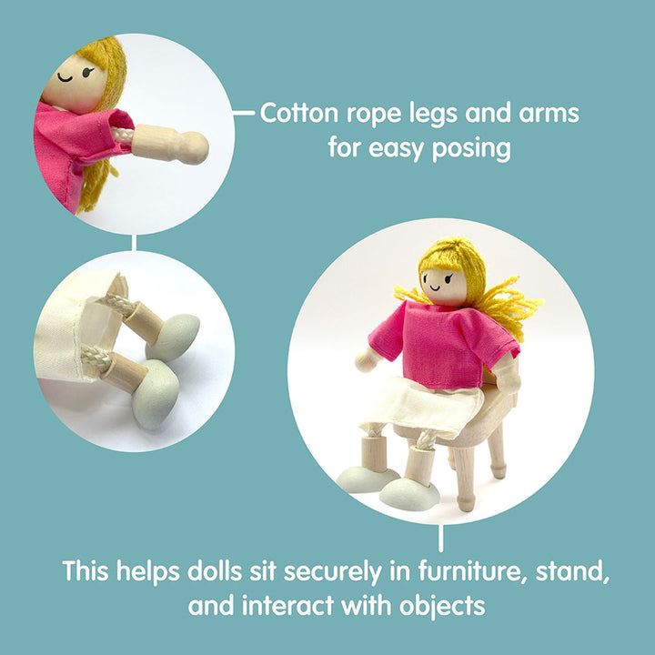 Plan Toys Dad Dollhouse Figure - Medium Skin Tone