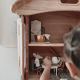 Drewart Dollhouse, Natural Roof and Doors · view 2