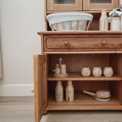 Drewart Kitchen Cupboard, Natural