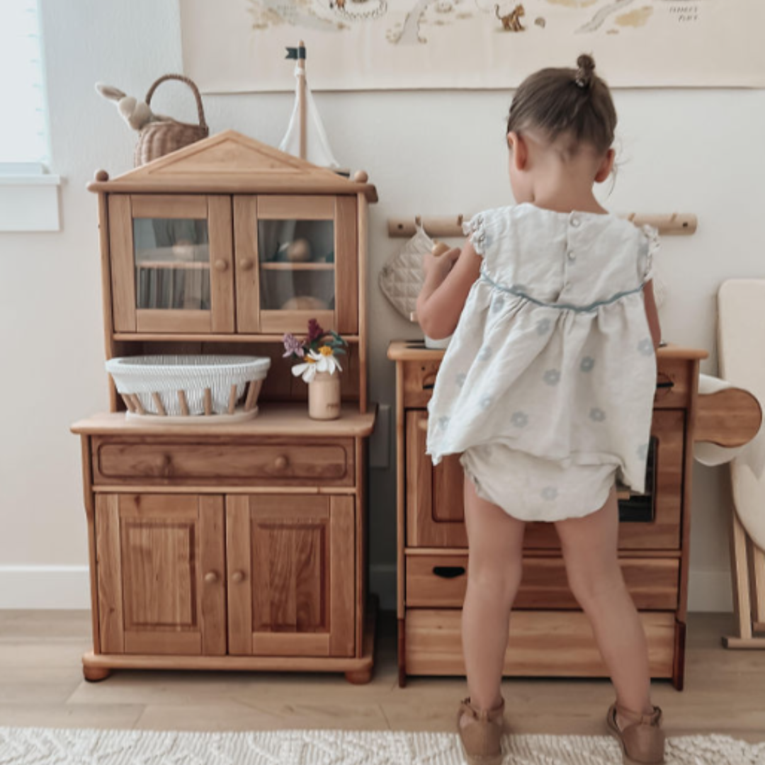 Drewart Kitchen Cupboard, Natural