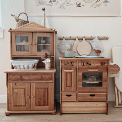 Drewart Kitchen Cupboard, Natural