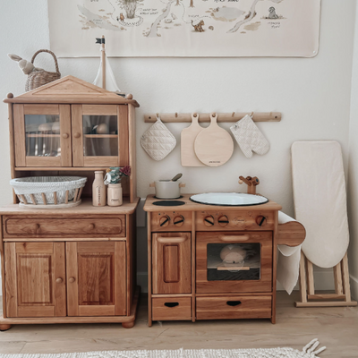 Drewart Kitchen Cupboard, Natural