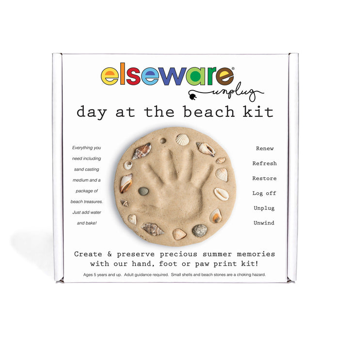 Day at the Beach – Kids Hand &amp; Footprint Keepsake
