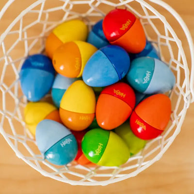 HABA Set of 5 Wooden Musical Eggs