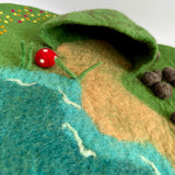 Fairy Pond Felt Play Mat, handmade felt toy from Little Brood. · view 4