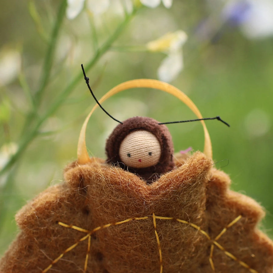 Fairyshadow Brown Leaf Ornament
