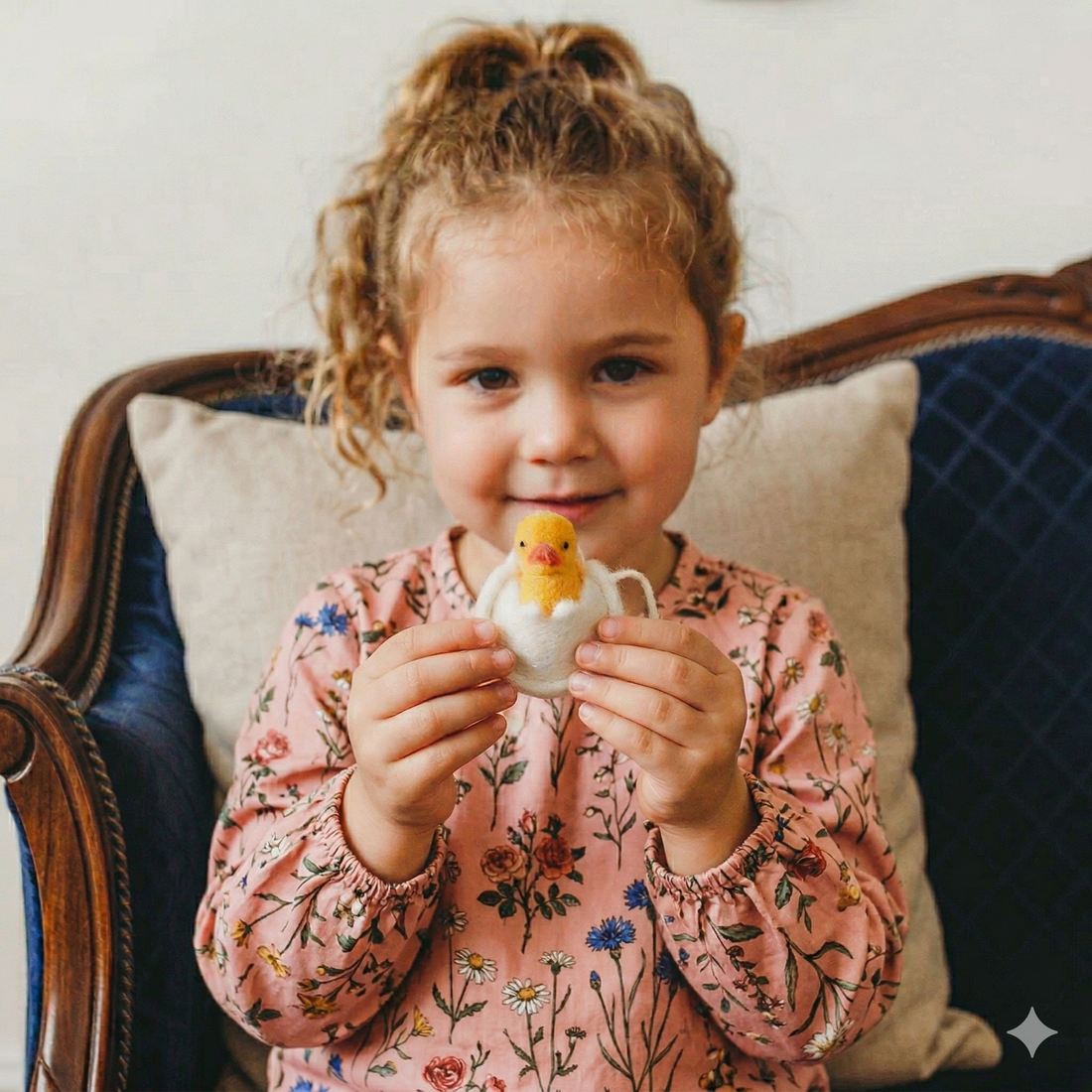 Fairyshadow Duckling in an Egg Necklace