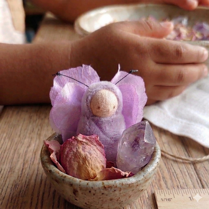 Fairyshadow Lilac Fairy Baby Ornament
