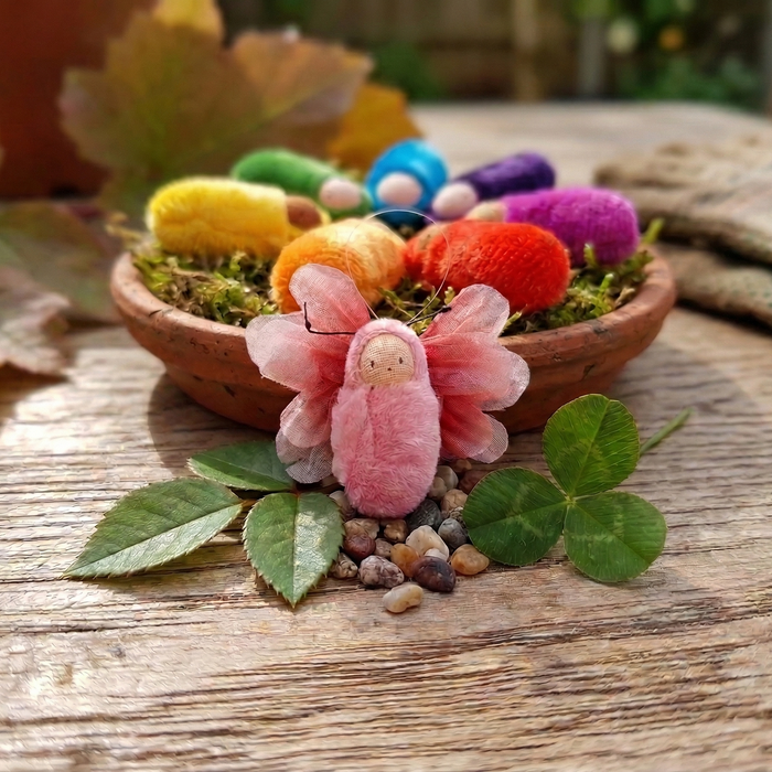 Fairyshadow Pink Fairy Baby Ornament