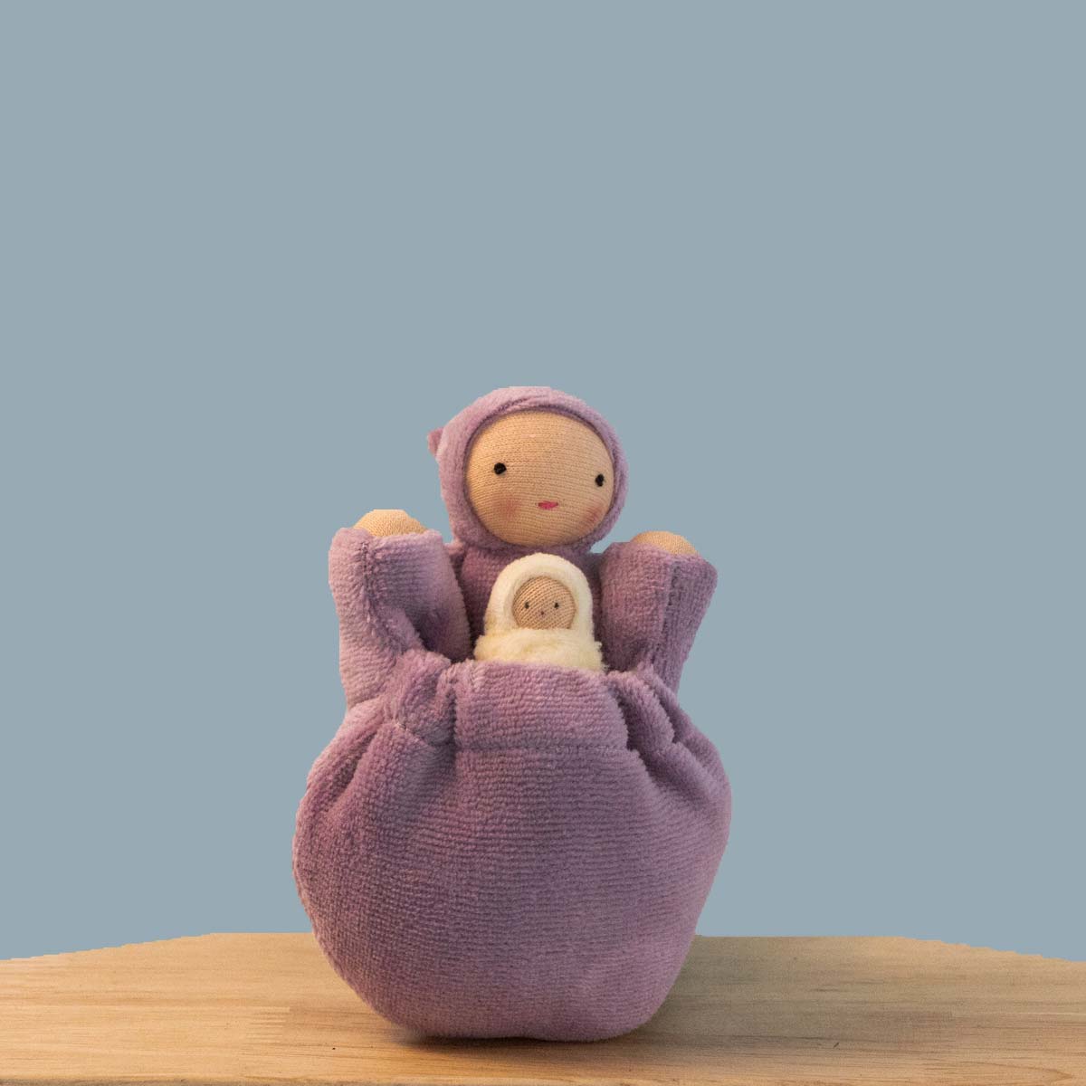 Fairyshadow Pocket Mama Waldorf Doll, Lavender