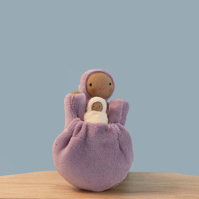 Fairyshadow Pocket Mama Waldorf Doll, Lavender