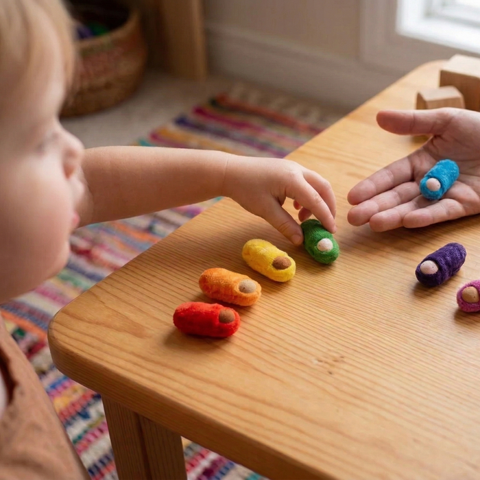 Fairyshadow Rainbow Peanut Baby, Set of 7