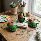 Fairyshadow Strawberry Baby Necklace, Green · view 2