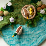 Featherfloat Pond Felt Playmat · view 1