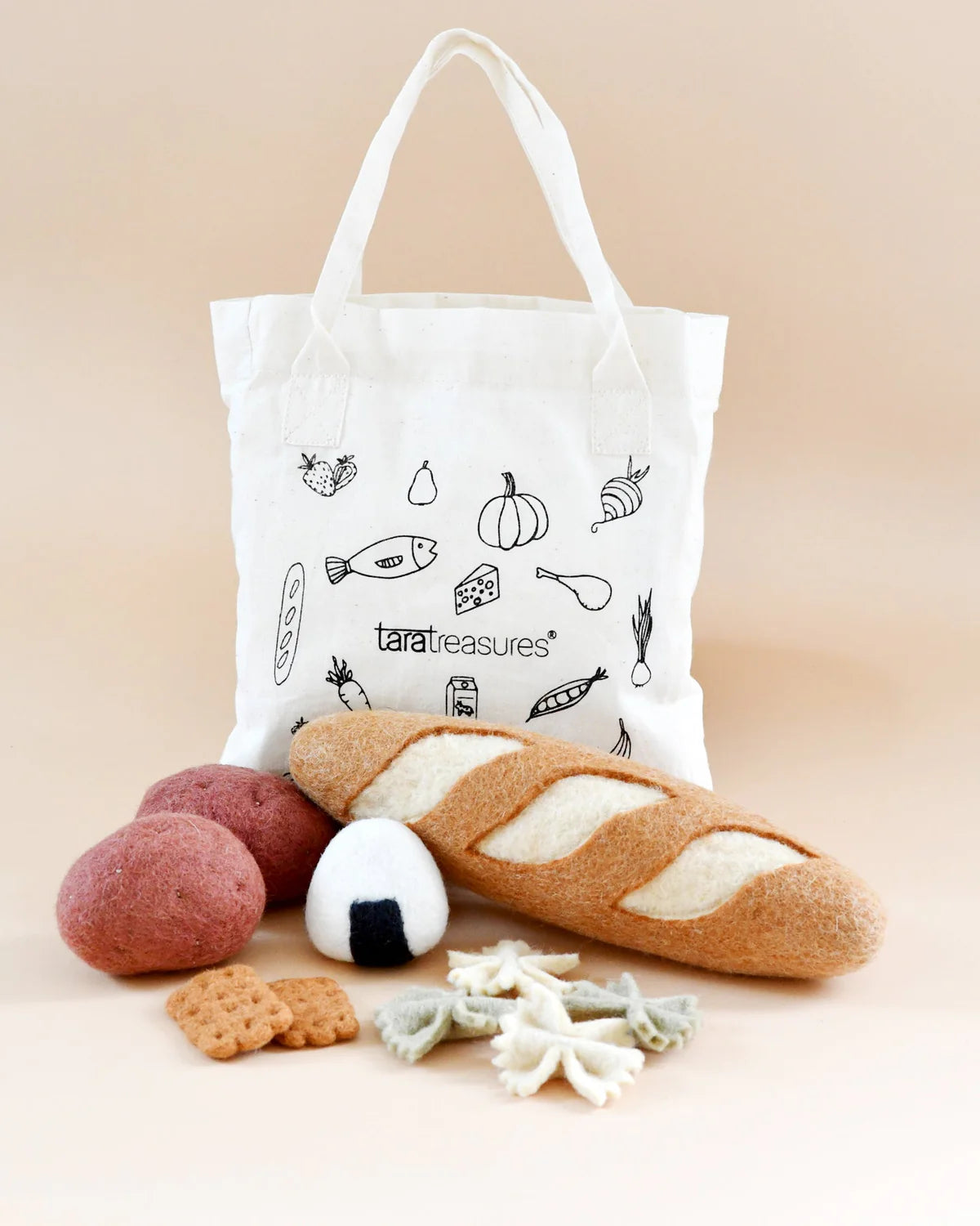 Pre-Order Felt Food Groups Play Food, Carbohydrates (Ships in late January)