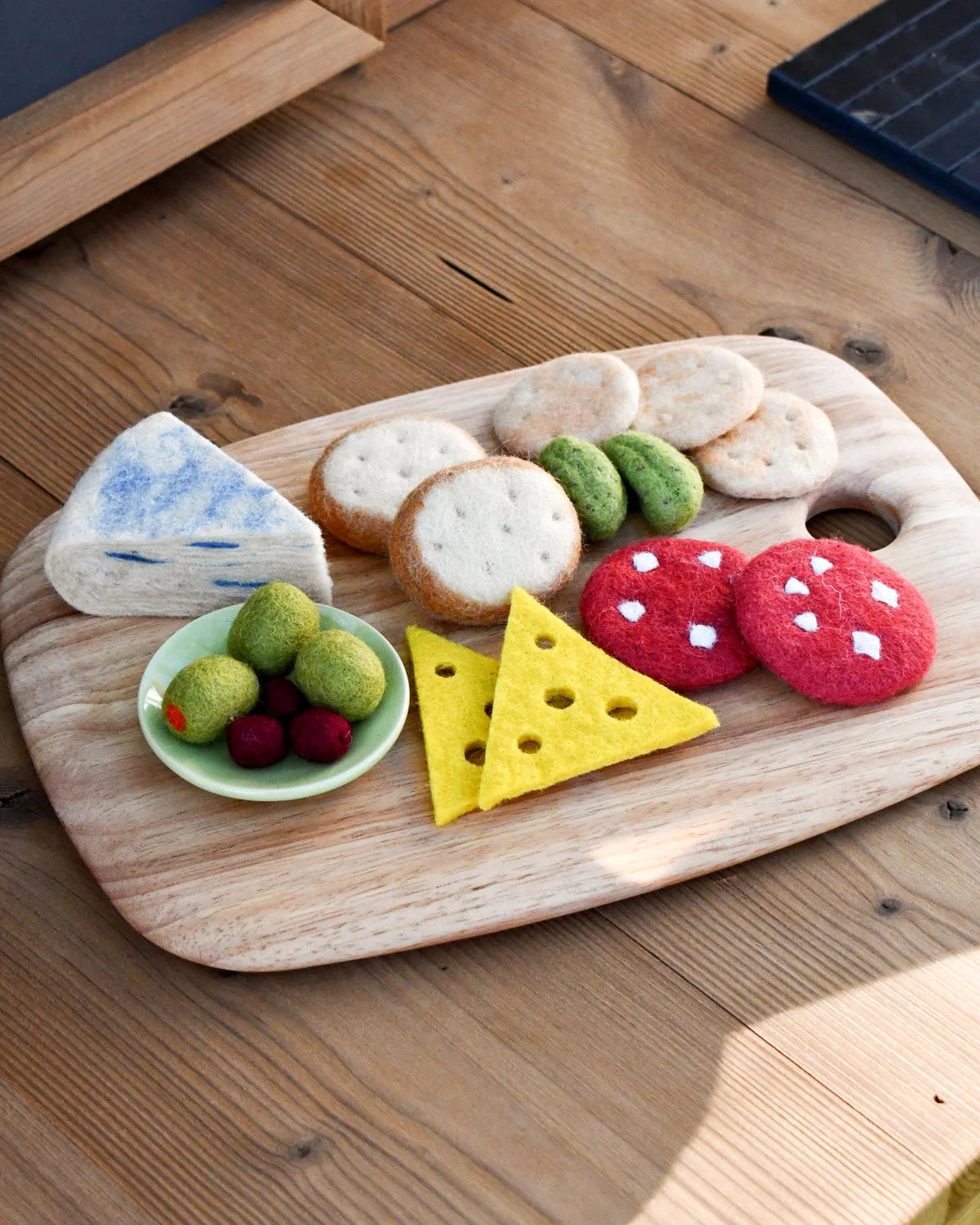 Pre-Order Felt Charcuterie Cheese Platter Play Food Set (Ships in November)