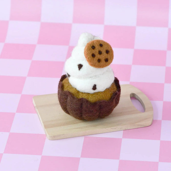 Felt Giant Cookies and Cream Cupcake