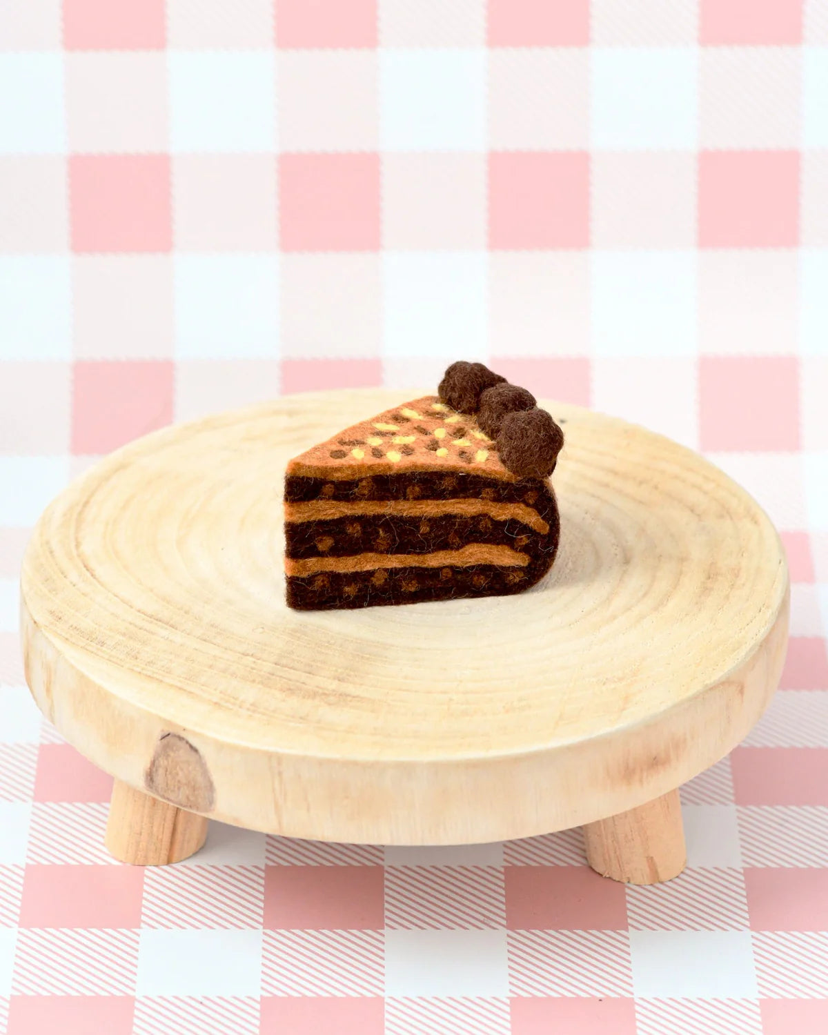 Pre-Order Felt German Chocolate Cake Slice (Ships in mid-February)