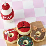 Magical Christmas Play Food Set, Santa's Milk and 4 Christmas Donuts · view 2