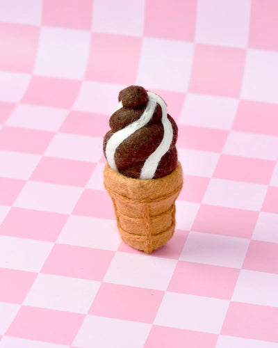 Felt Chocolate Soft Serve Ice Cream