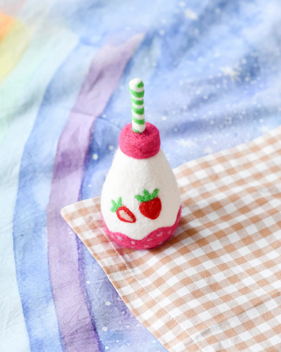 Sale Felt Sparkling Strawberry Fruit Juice Bottle