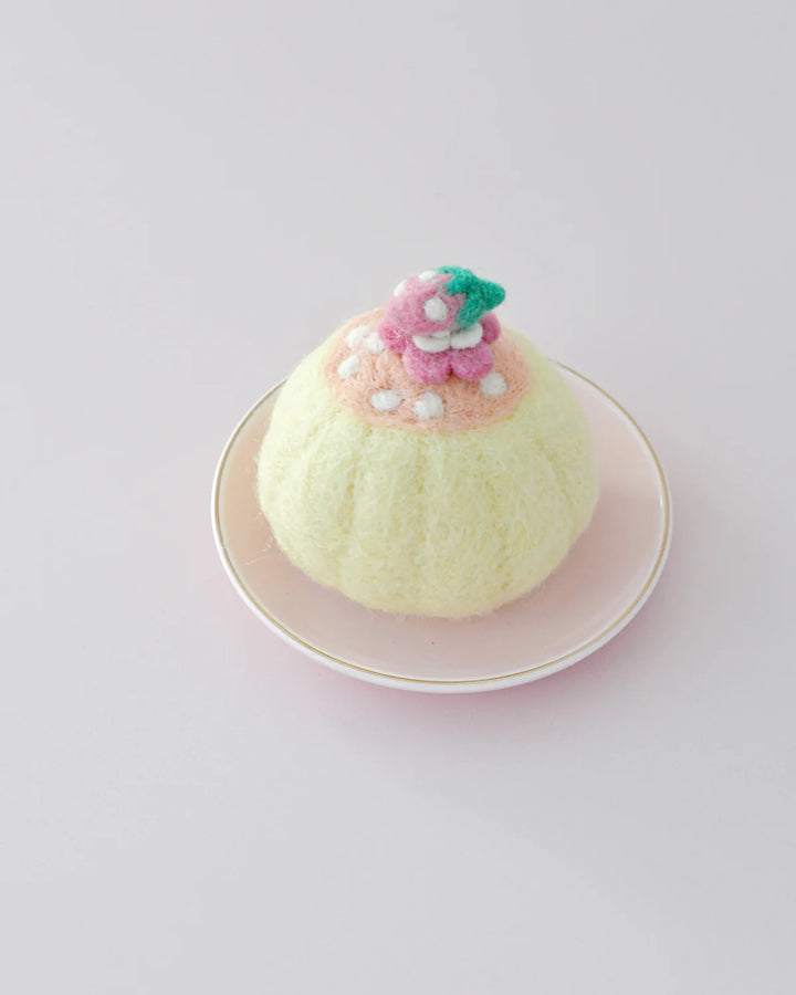 Sale Felt Pink Strawberry Bundt Cake
