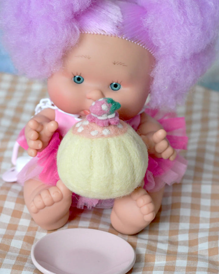 Sale Felt Pink Strawberry Bundt Cake