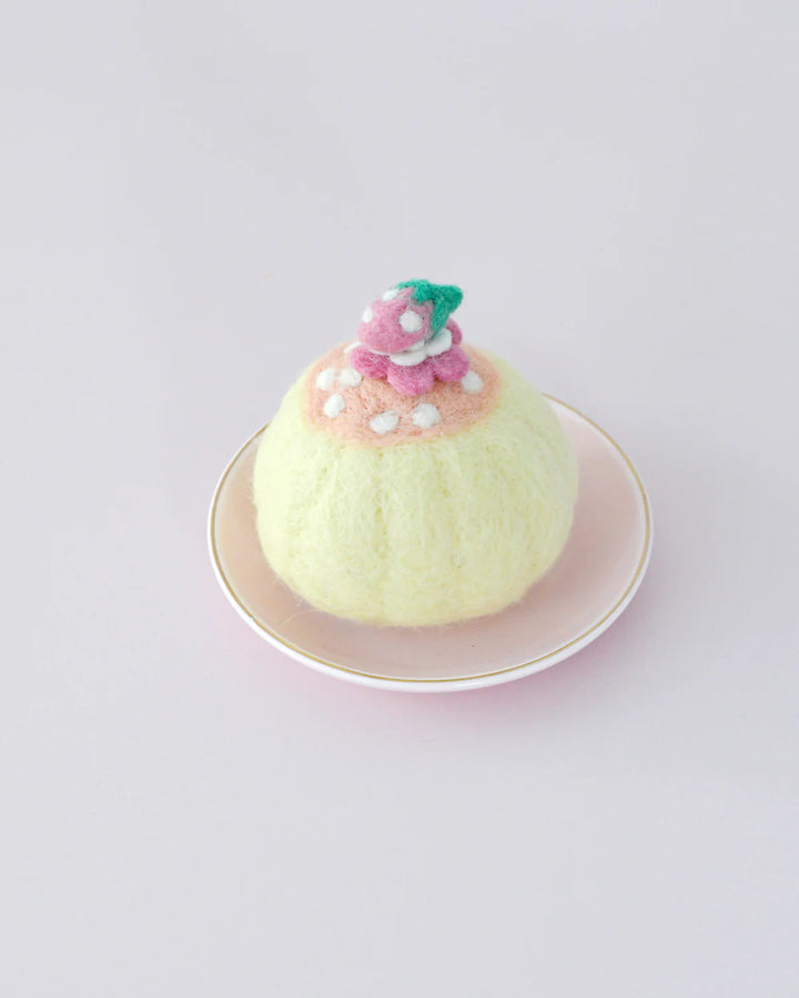 Sale Felt Pink Strawberry Bundt Cake