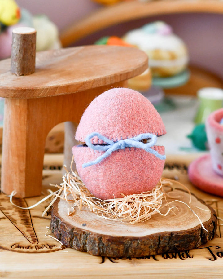 Sale Felt Surprise Egg with Hen Inside