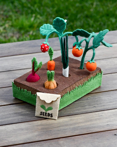 Sale Felt Garden Planter Box with Plants and Vegetables