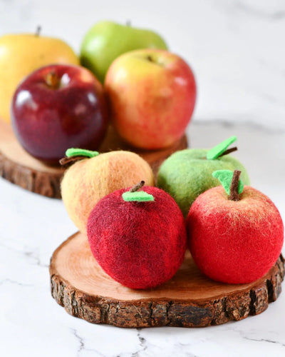 Felt Apples, Set of 4