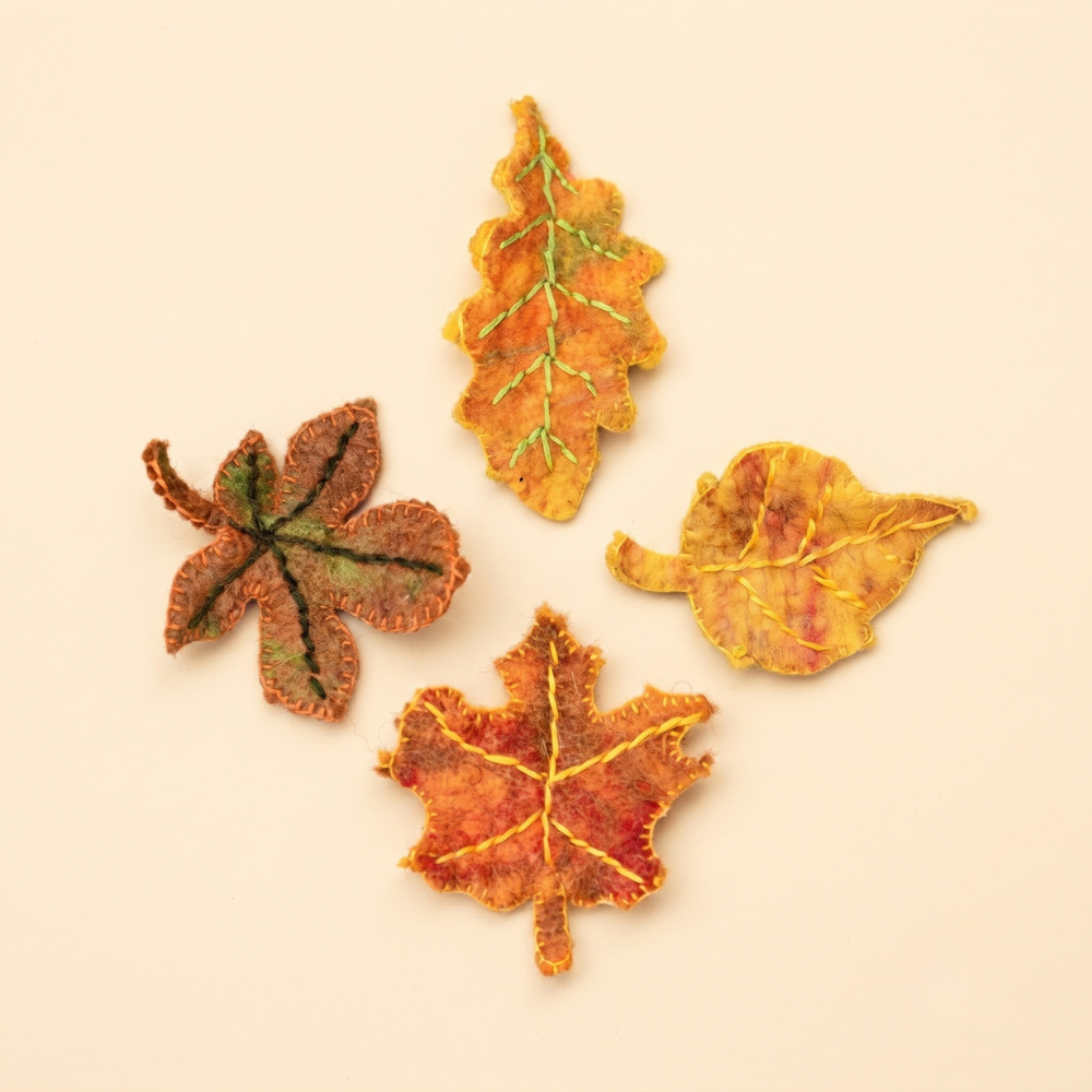 Felt Autumn or Fall Leaves
