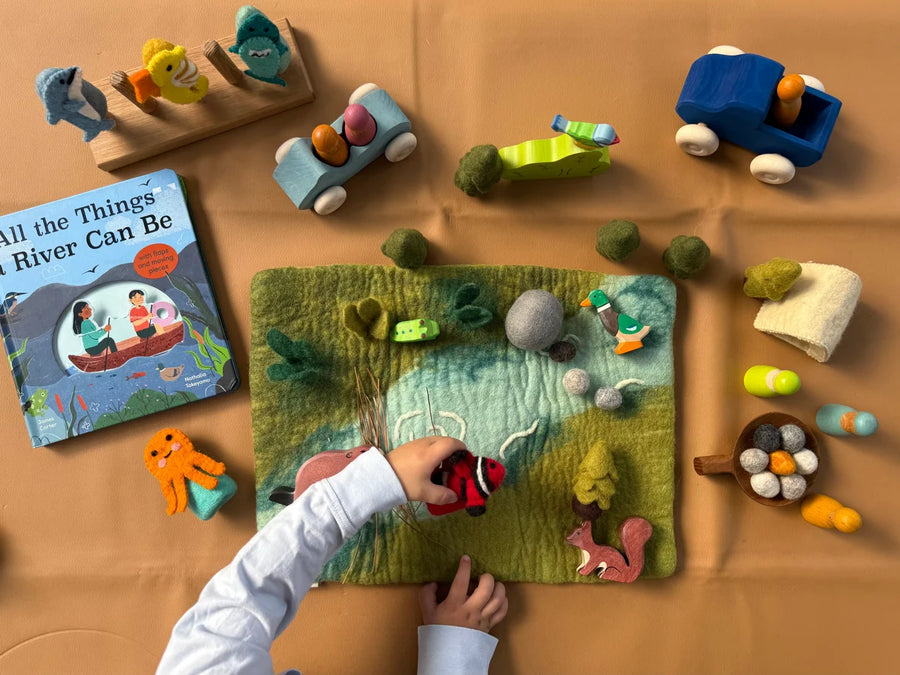 Playtisserie Felt Camping Play Mat, Set of 19