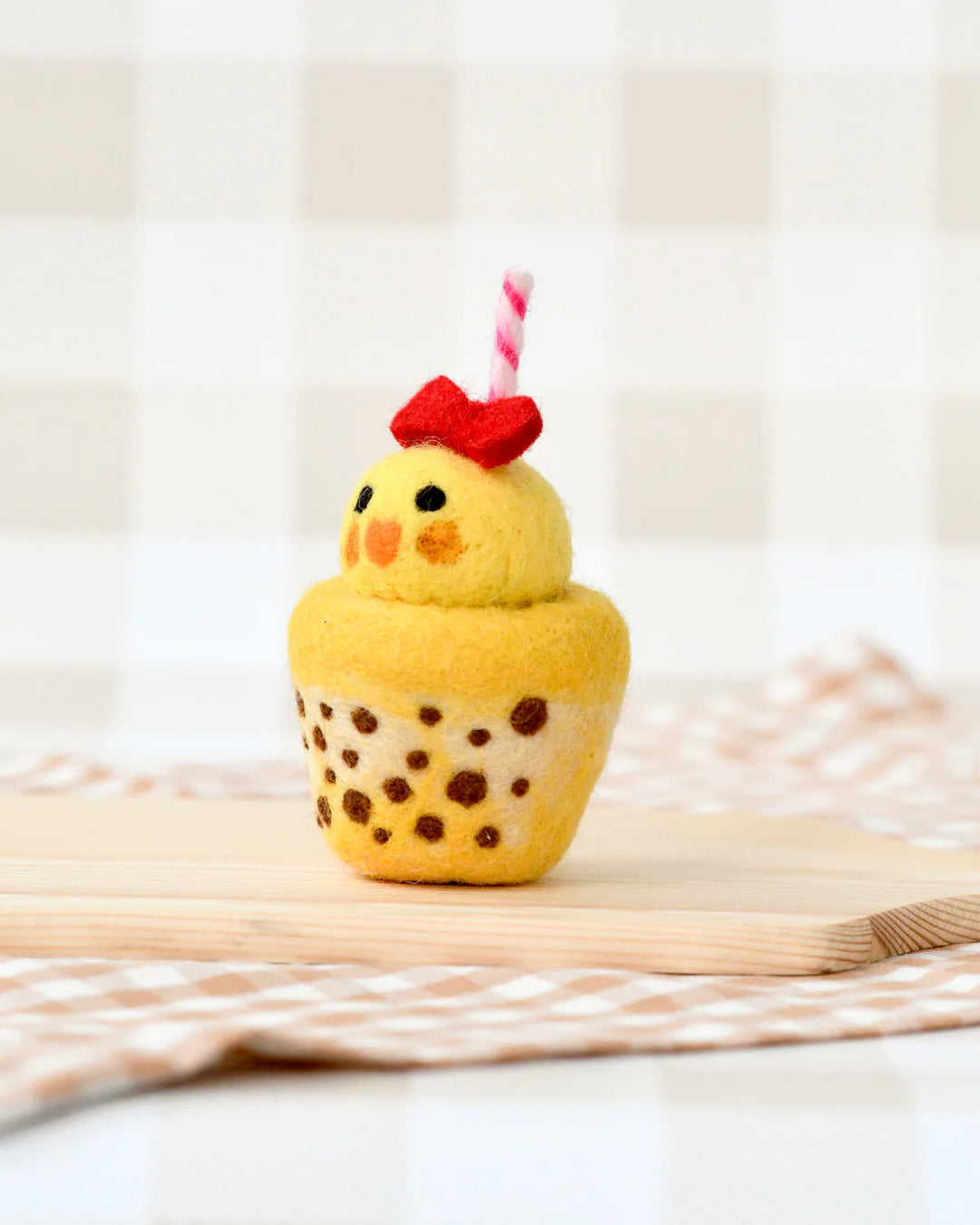 Sale Felt Chick Boba Bubble Tea Drink