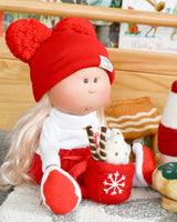 Felt Christmas Hot Chocolate Mug Ornament · view 2