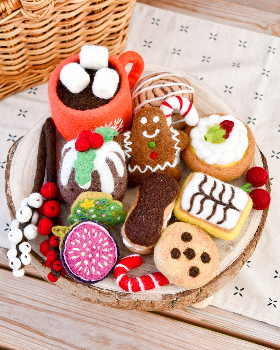 Sale Felt Christmas Play Food Grazing Box, Set A