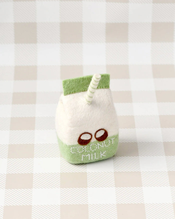 Sale Felt Coconut Milk Box
