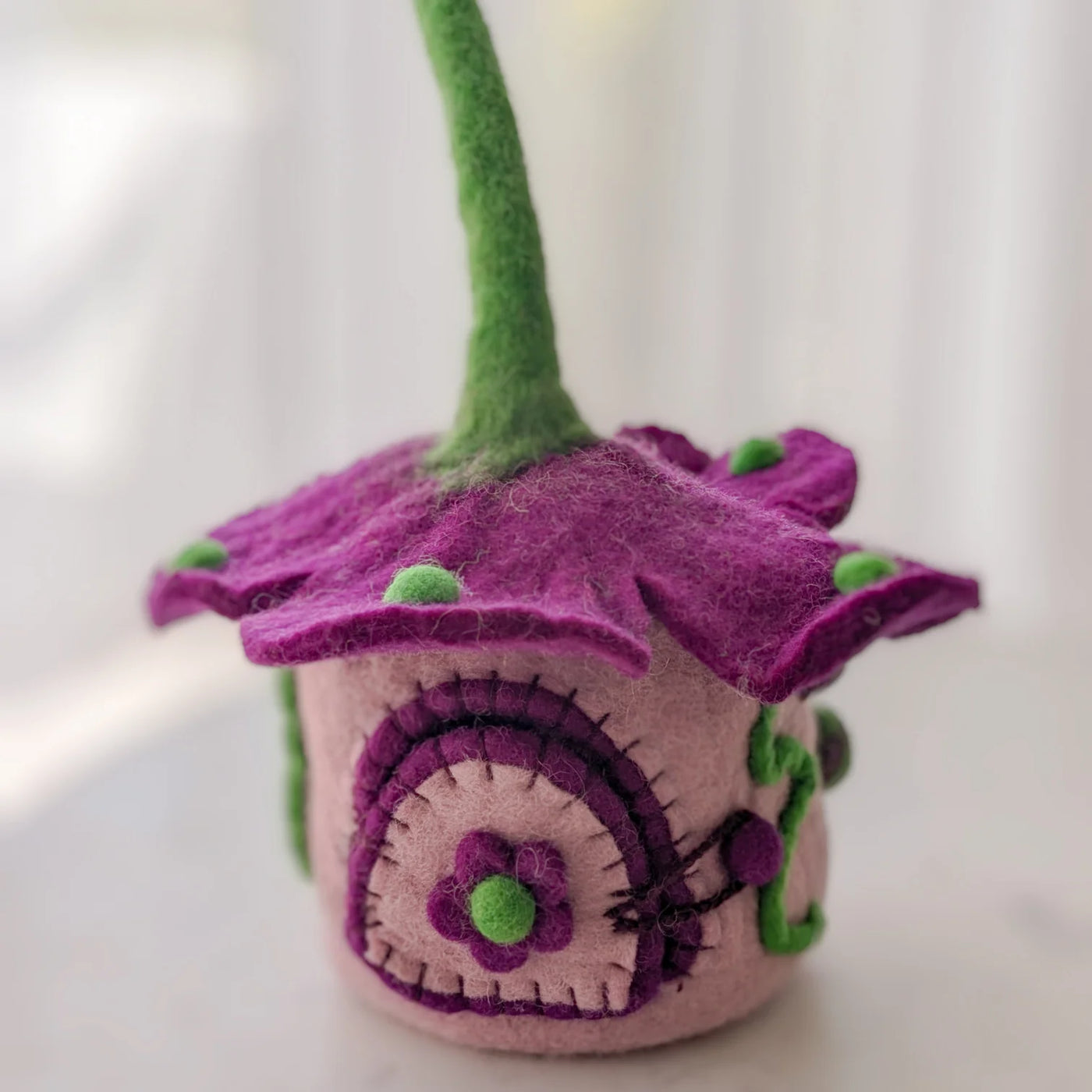 Buttercup Purple Fairy Felt Home