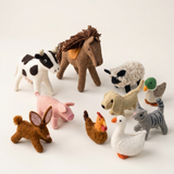 Felt Farm Animals Toys, Set of 10 · view 1